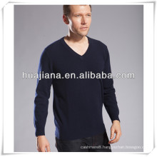 100% cashmere men's flat knitting sweater